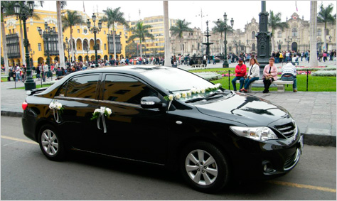 Servicio de autos para matrimonios